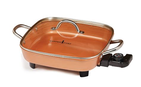 copper electric skillet box|copper chef electric skillet walmart.